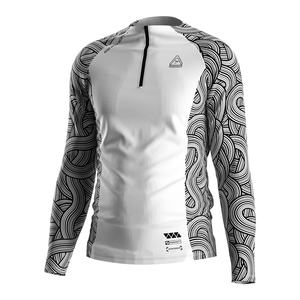 Sweat-shirt de survêtement à fermeture éclair 1/4, tissu respirant et à séchage rapide, panneau latéral pour une mobilité maximale, idéal pour un usage quotidien décontracté - Product Image 1