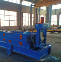 Machine de formage de gouttières de récupération d'eau de pluie pour toitures, machine de formage de gouttières de descente, machine de fabrication de canaux de gouttières d'eau
