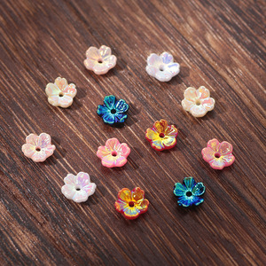 Năm-cánh hoa nhựa kẹp tóc Shell Phantom phong cách cổ tự làm Bát hoa với Electroplated phụ kiện thủ công Nguồn cung cấp - Product Image 5