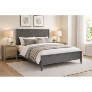 Muebles de dormitorio de nuevo diseño en madera maciza de roble/pino/acacia, hechos en Vietnam, al mejor precio, cama de madera maciza para el hogar. - Product Image 3