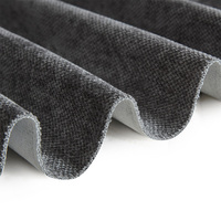 Rideaux en polyester de luxe tissu de canapé de meubles d'ameublement en velours élégant européen