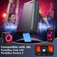 Lot de 2 batteries de haut-parleur 10000 mAh pour JBL PartyBox Club 120 Encore 2, remplacement, double durée de vie, batteries JBL OEM