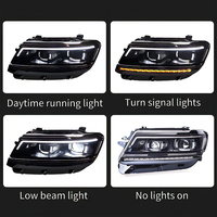 2017-2021 pour Tiguan phares LED DRL clignotant dynamique lentille de projecteur 36W feux de voiture nouvelle Version pour véhicules LHD RHD