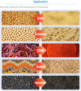 Nouvelle machine à moudre le maïs et broyeur d'aliments pour animaux en acier inoxydable, taille de poudre réglable, haute productivité - Product Image 2