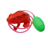 Jouet grenouille sauteuse en gros, jouets mécaniques à pompe à air, grenouille rebondissante rétro, remplisseurs de sacs cadeaux pour enfants, pour le plaisir des enfants