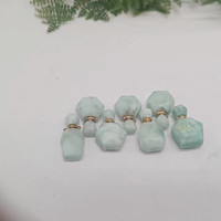 Yuelu Marque Poli Naturel Mixte Parfum Bouteilles D'huile Essentielle Agate Rose Quartz Cristal Folk Art Conception Personnalisé Cristal Artisanat