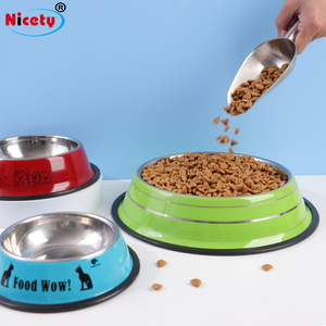 Cuencos de agua y comida de acero modernos personalizados de alta calidad, diseño sin derrames con soporte ecológico para viajes de mascotas y exteriores - Product Image 5