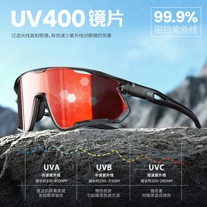 Sport Glasses Polarized PC Lens 100% UV Protection Cycling Hiking Outdoor Goggles - Product Image 4