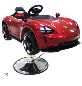 Equipo de barbería Peluquería Niños Silla Coche Simple Juguete de dibujos animados eléctrico Corte de pelo Niños Silla de peluquero Listo para enviar - Product Image 4