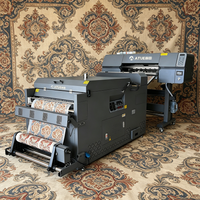 Impresora DTF de Cama Plana de Nuevo Estilo I3200 con Cabezal Epson de 60cm, Doble Cabezal, Automática Rollo a Rollo, Tinta de Pigmento, 1 Año de Garantía, Agitador de Polvo