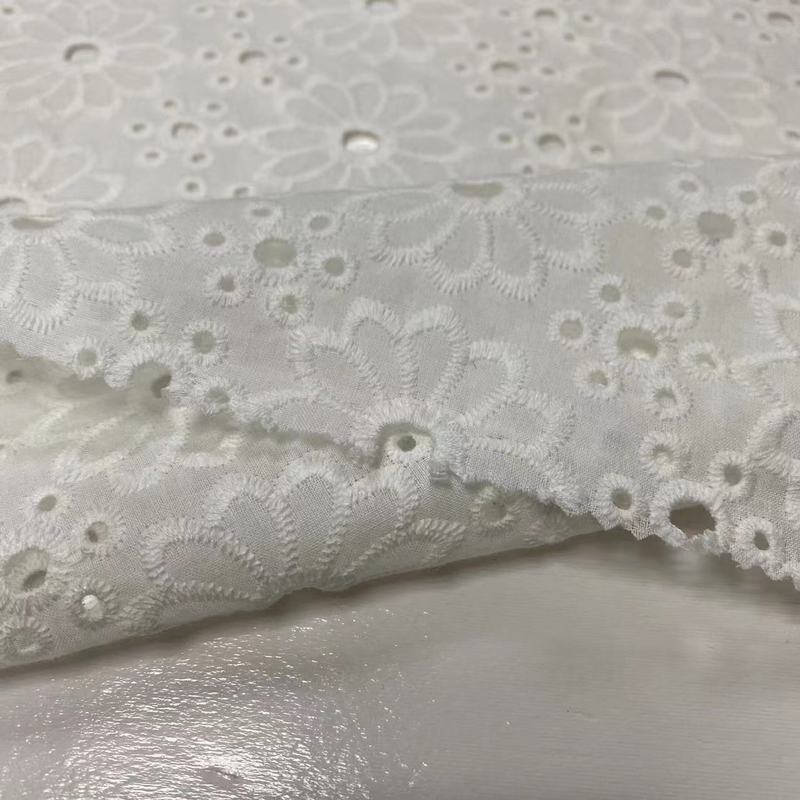 Manufacturer Cloth Material White swiss Voile
