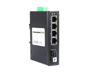 Switch PoE industriel 90W 5 ports 10/100M avec 1 port fibre optique SC 155M uplink IPS31004PF-bt CCC, CE, FCC, RoHS. - Product Image 4