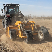 Niveleuse de terrain à 3 points pour tracteur, lame hydraulique avec nivellement laser GPS pour le nivellement des terres agricoles