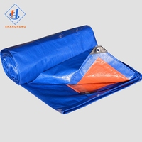 Bâche Orange Pe Bâche 50 260gsm Étanche Pe Bâche Prix Bâche
