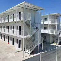 Vente directe de maison préfabriquée en conteneur de 20 pieds ou 40 pieds, 5 chambres, design moderne, maison préfabriquée en conteneur