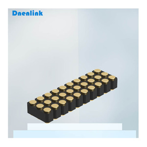 Denentech nóng bán 2.54mm Nữ máy bay h2.5mm ba hàng thẳng SMT <span class=keywords><strong>POGO</strong></span> <span class=keywords><strong>pin</strong></span> kết nối không thấm nước - Product Image 3