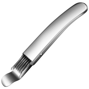 304 Stainless Steel Onion <b>Cutter</b> <b>Multifunctional</b> <b>Vegetable</b> Slicer Kitchen Tool For Precise Cutting And Shredding - Product Image 2