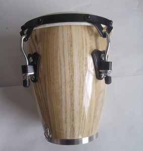 Instrumento Musical de Percusión Orff al por Mayor, Tambor Conga de Madera Sólida de 8 Pulgadas con Piel de Oveja para Entretenimiento Musical Infantil - Product Image 3