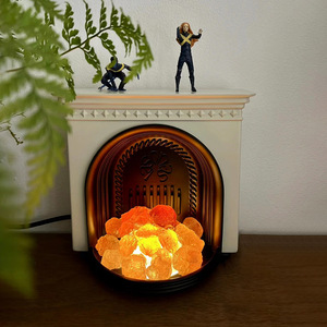 Lampe d'aromathérapie sans flamme, effet cheminée, lumière ambiante en cristal, à brancher, effet scintillant électrique, décoration d'intérieur, cadeau d'anniversaire - Product Image 1