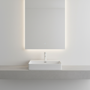 Lavabo en porcelaine moderne <span class=keywords><strong>pour</strong></span> la vente en gros, rectangulaire, avec drain, modèle YJJ-3140F, <span class=keywords><strong>pour</strong></span> hôtels, salles de bain publiques, <span class=keywords><strong>WC</strong></span>, design simple, facile à nettoyer - Product Image 3