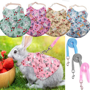 Harnais et laisse rétro pour lapin, laisse pour <span class=keywords><strong>cochon</strong></span> <span class=keywords><strong>d</strong></span>'<span class=keywords><strong>Inde</strong></span>, laisse-veste pour lapin de compagnie - Product Image 1
