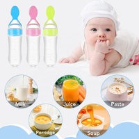 Vente en Gros : Sucette Distributrice de Fruits en Silicone pour Bébé avec 3 Sacs en Filet, Cuillère Distributrice d'Aliments pour Nouveau-né, Cuillère Pression Distributrice de Nourriture pour Bébé