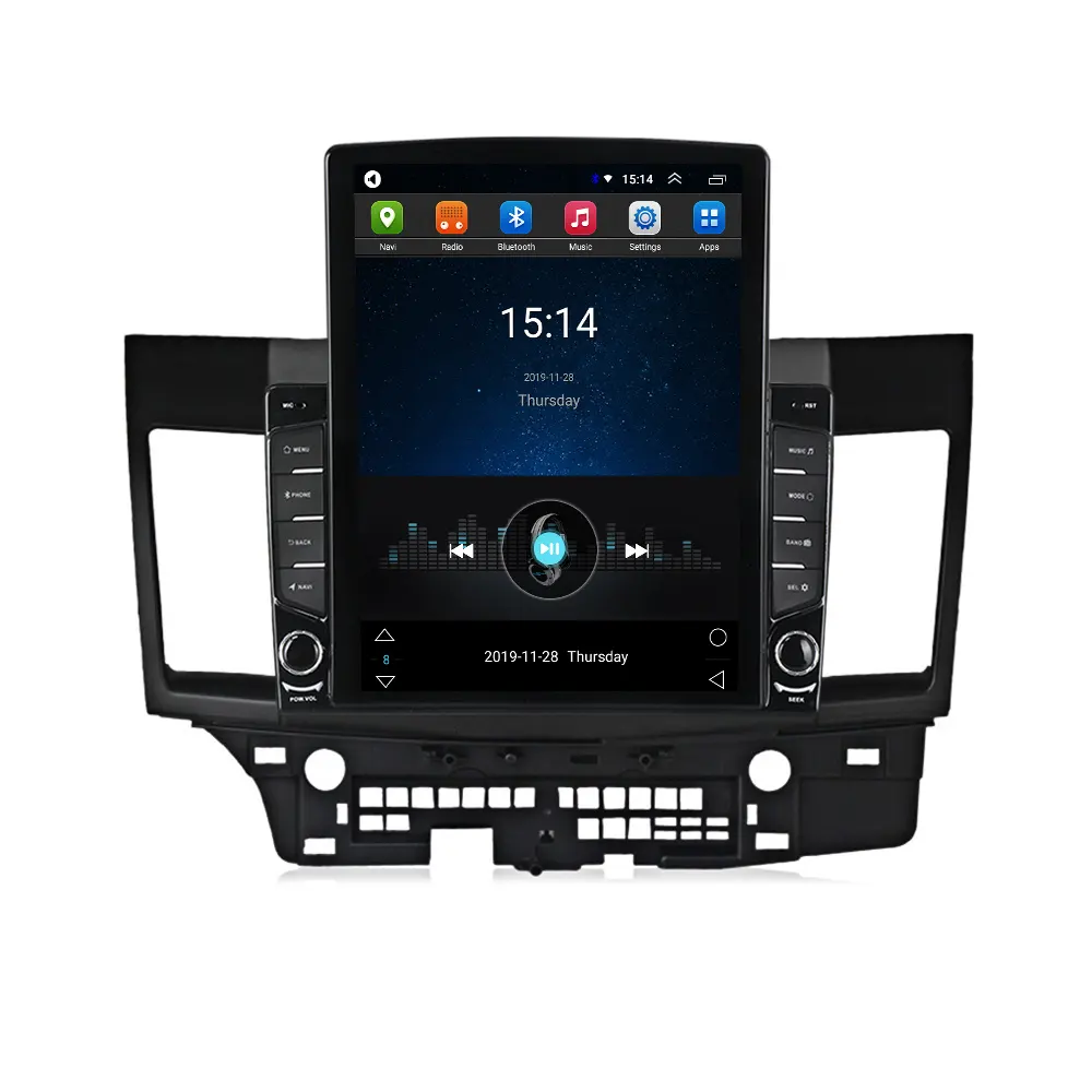 Navifly Android Tesla экран XY-TS100 1 + 16G Мобильный DVR радио плеер для Защитные чехлы для сидений, сшитые специально для Mitsubishi Lancer ex автомобильный GPS навигации 2.5D DSP