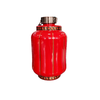 Un nouveau type de jarre à vin chinoise pour le stockage du Baijiu, jarre à vin rouge de 2500 ml, bouteille pulvérisateur de lanterne rouge