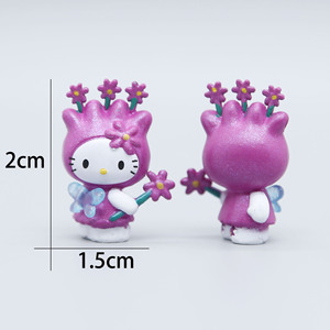 Accesorios de pegamento cremoso para colgantes de material de parche de funda de teléfono móvil DIY de gato KT de muñeca miniatura, superventas - Product Image 2
