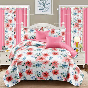 Nouvelle conception 2024, ensemble <span class=keywords><strong>de</strong></span> draps <span class=keywords><strong>de</strong></span> lit à prix avantageux avec <span class=keywords><strong>rideaux</strong></span> et taies d'oreiller, draps <span class=keywords><strong>de</strong></span> lit avec <span class=keywords><strong>rideaux</strong></span> - Product Image 2