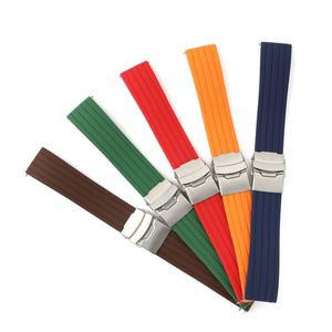 Wholesale Qucik Release Silicone Watch <b>Strap</b> for 18mm 20mm 22mm 24mm Watch Waterproof Sports Universal Watch Band - Product Image 6