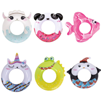 Vente populaire Sports nautiques jouets alpaga Crocodile pingouin Animal piscine flotteur anneau gonflable anneau de natation pour les enfants