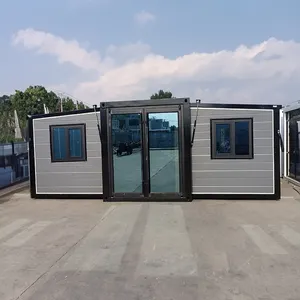 Mới nhất thiết kế mở rộng Trung Quốc vận chuyển 20ft 40ft Modular cấu trúc đúc sẵn container nhà Guest House thiết kế khách sạn