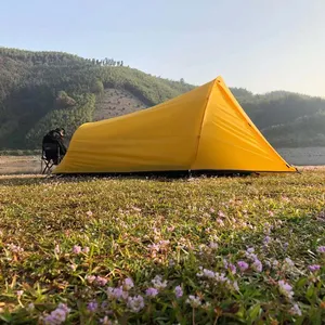 Dağ sığır Ultralight 2 kişi açık kamp çadırı tünel tipi yağmur fırtınası önleme çadır
