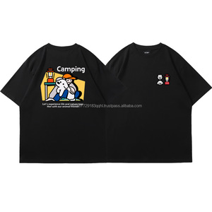 Interessante <span class=keywords><strong>illustrazione</strong></span> campeggio stampa completa t-shirt a maniche corte da uomo estate nuovo outdoor casual top da <span class=keywords><strong>donna</strong></span> - Product Image 6