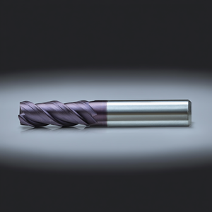 Fraise à queue en carbure monobloc Ttake Standard Ta1443, revêtement Nano TiAln, hélice à 45 degrés, 3 dents, pour usinage du métal - Product Image 3