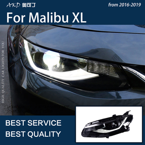Luci per auto per Malibu <span class=keywords><strong>XL</strong></span> 2016-2019 fari a LED DRL indicatore di direzione dinamico lente bifocale Xenon abbaglianti anabbaglianti accessori - Product Image 2