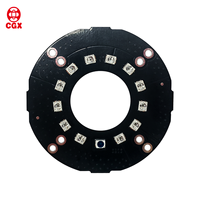 Placa PCBA LED IR de la Marca CGX, Interruptor Fotoeléctrico SMD 2835, Fabricación Personalizada de PCB LED, Accesorios para Iluminación de Cámaras CCTV, 1 oz