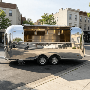 Fully Equipped Mobile Food Truck Kitchen Fast Trailer Burger Churros Concession Trailers Bakery Business Food Trailer Cabinets - Product Image 5