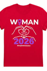 Camiseta de Mujer para el Día Internacional de la Mujer 2026, Diseño Gráfico Feminista, Cuello Redondo, Informal, 100% Algodón Jersey, Primavera Verano - Product Image 1