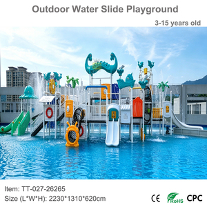 Aire de jeux aquatiques extérieure personnalisée pour <span class=keywords><strong>parc</strong></span> <span class=keywords><strong>aquatique</strong></span>, station touristique, <span class=keywords><strong>camping</strong></span>, équipement de jeux aquatiques en fibre de verre, pompe en option - Product Image 4