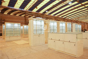 ร้านขายเครื่องประดับการออกแบบตกแต่งภายในเคาน์เตอร์ร้านแก้วเครื่องประดับกลางเกาะพร้อมตู้โชว์เฟอร์นิเจอร์ไฟ - Product Image 4