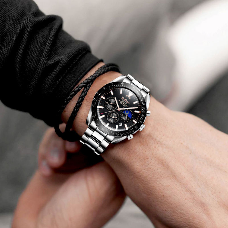 BIDEN 0344 Men's Luxury Watches - Waterproof & Stylish