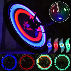 Lampe à rayons LED pour roue de bicyclette, colorée, étanche, pour l'équilibre des pneus de bicyclette. - Product Image 2