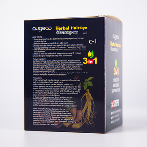 แชมพูย้อมผมแบบถาวร3 in 1ซองผมสีดำฟองสมุนไพรปราศจากแอมโมเนีย - Product Image 6