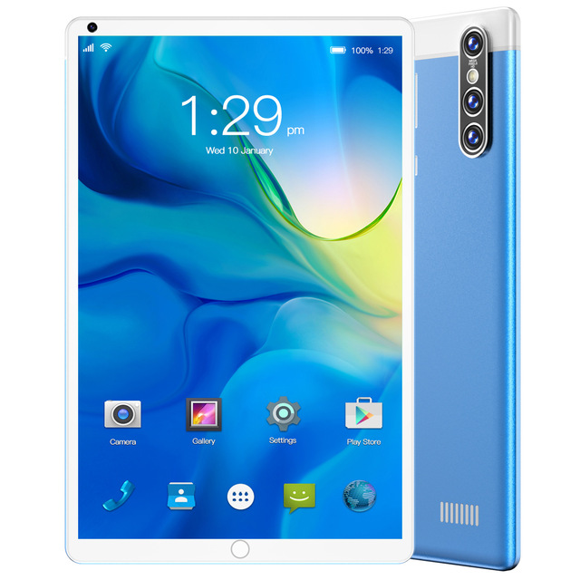8\" & 10\" Android Wifi Tablet PCs 4+128GB Sim Card Dual Core 64GB Memory New ROHS Certified for Business Biggest Discount Price