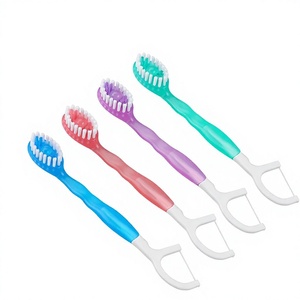 Bubble-bead Disposable Adult <strong>Toothbrush</strong> with Fresh Breath &amp; Portable Design Customized Packaged for Home Travel Use - Product Image 1