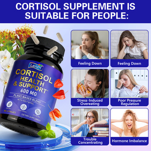 Capsules personnalisées Lenm Factory pour la santé et le soutien du cortisol, <span class=keywords><strong>Ashwagandha</strong></span> pour hommes et femmes, équilibre hormonal, énergie, sommeil, complément alimentaire à base de plantes - Product Image 4