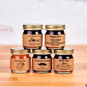 Wholesale 1.5oz Empty Round Food Storage <strong>Weeding</strong> Favors Jam Jelly Canning Honey Glass <strong>Jar</strong> - Product Image 3