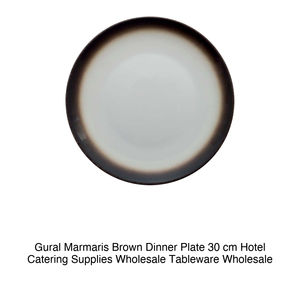 Assiette plate marron Marmaris 30 cm Gural -6 - Product Image 2
